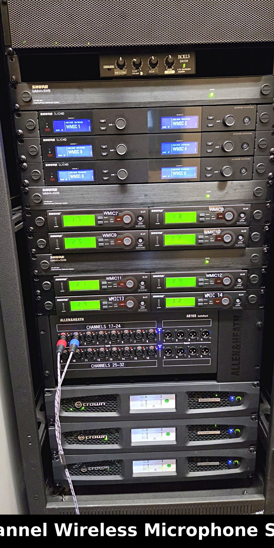 14-Channel Wireless Microphone System